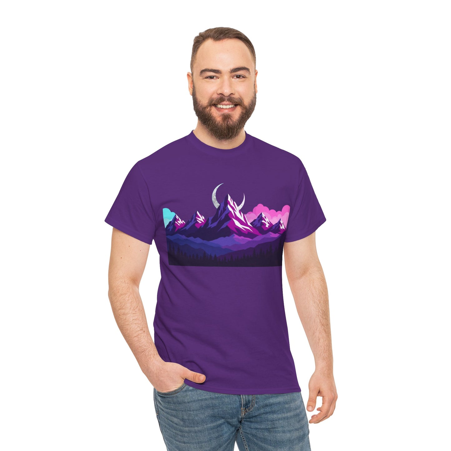 Under the Midnight Peaks – Lunar Horizon Tee