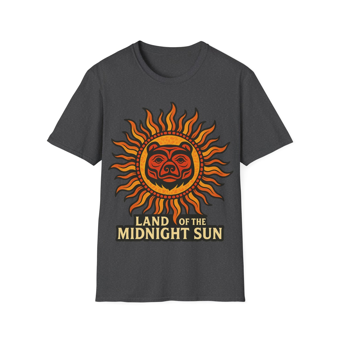 Land of the Midnight Sun Tribal Bear T-Shirt