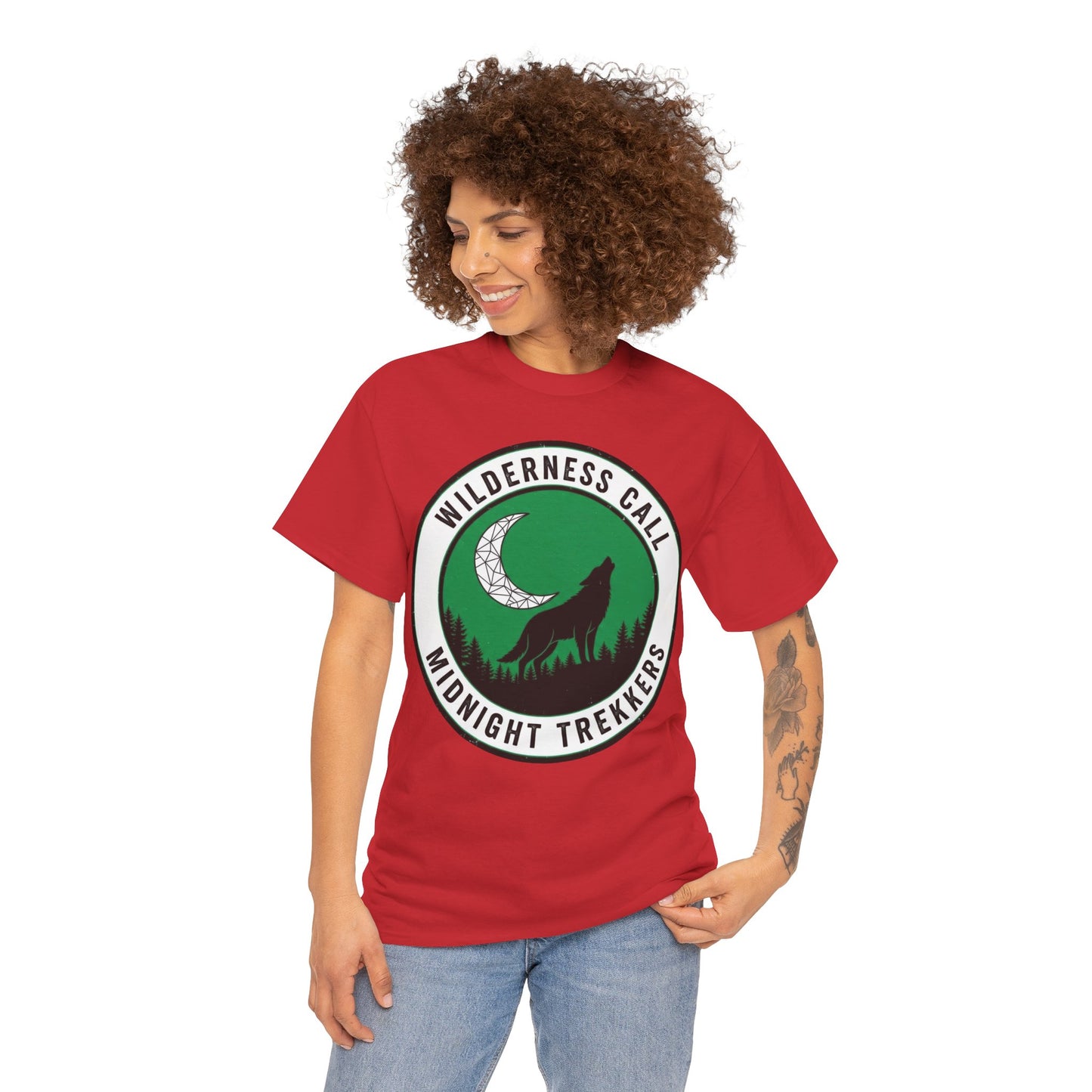 Wilderness Call: Midnight Trekkers Wolf Moon Tee