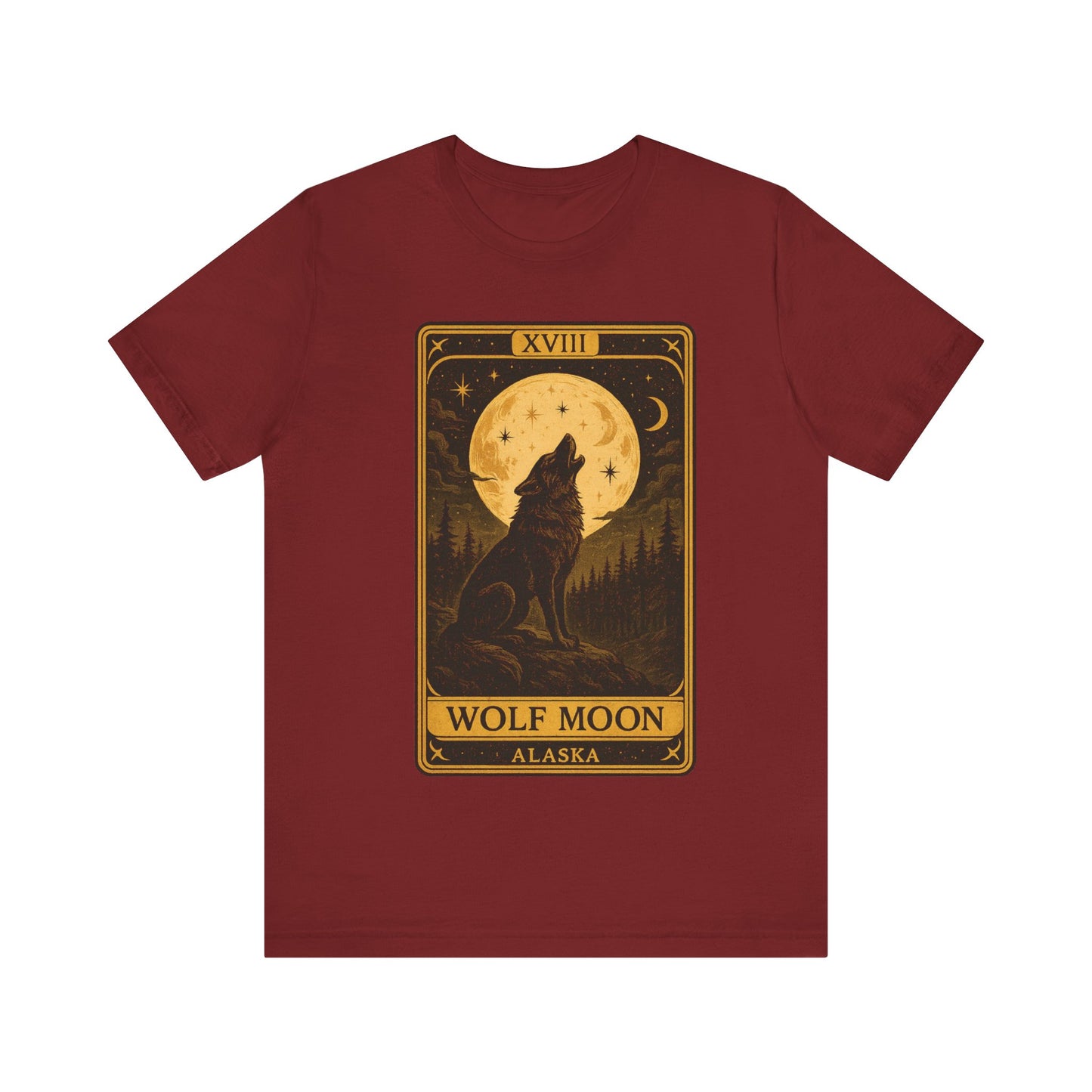 Wolf Moon Alaska | Vintage Mystical Graphic Tee