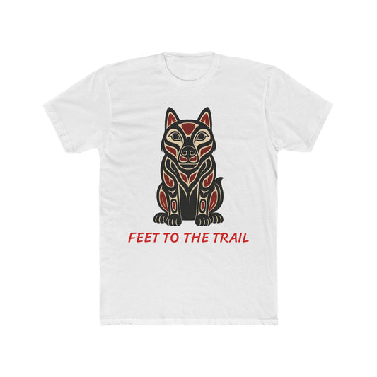 Feet to the Trail — Tlingit-Inspired Husky Adventure Tee