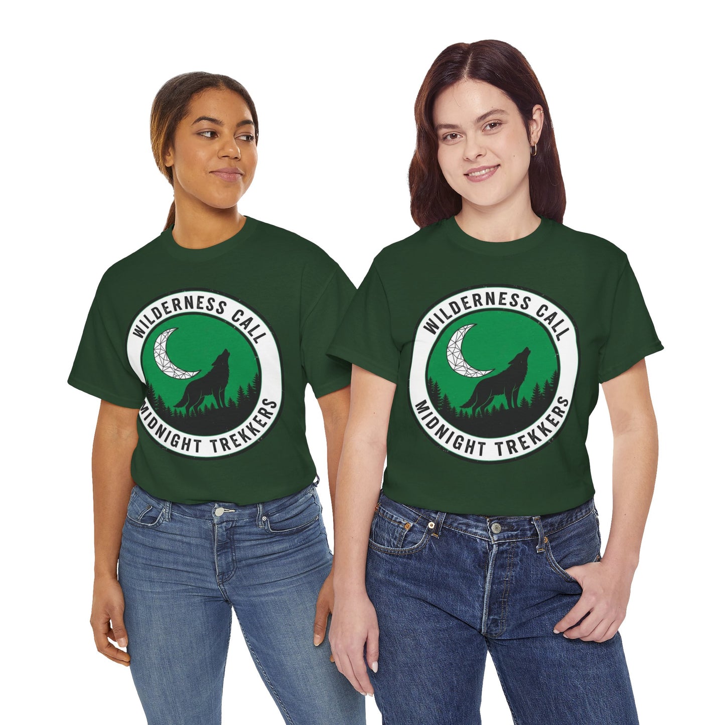 Wilderness Call: Midnight Trekkers Wolf Moon Tee