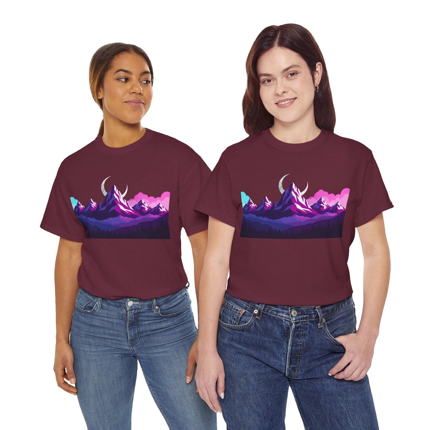 Under the Midnight Peaks – Lunar Horizon Tee