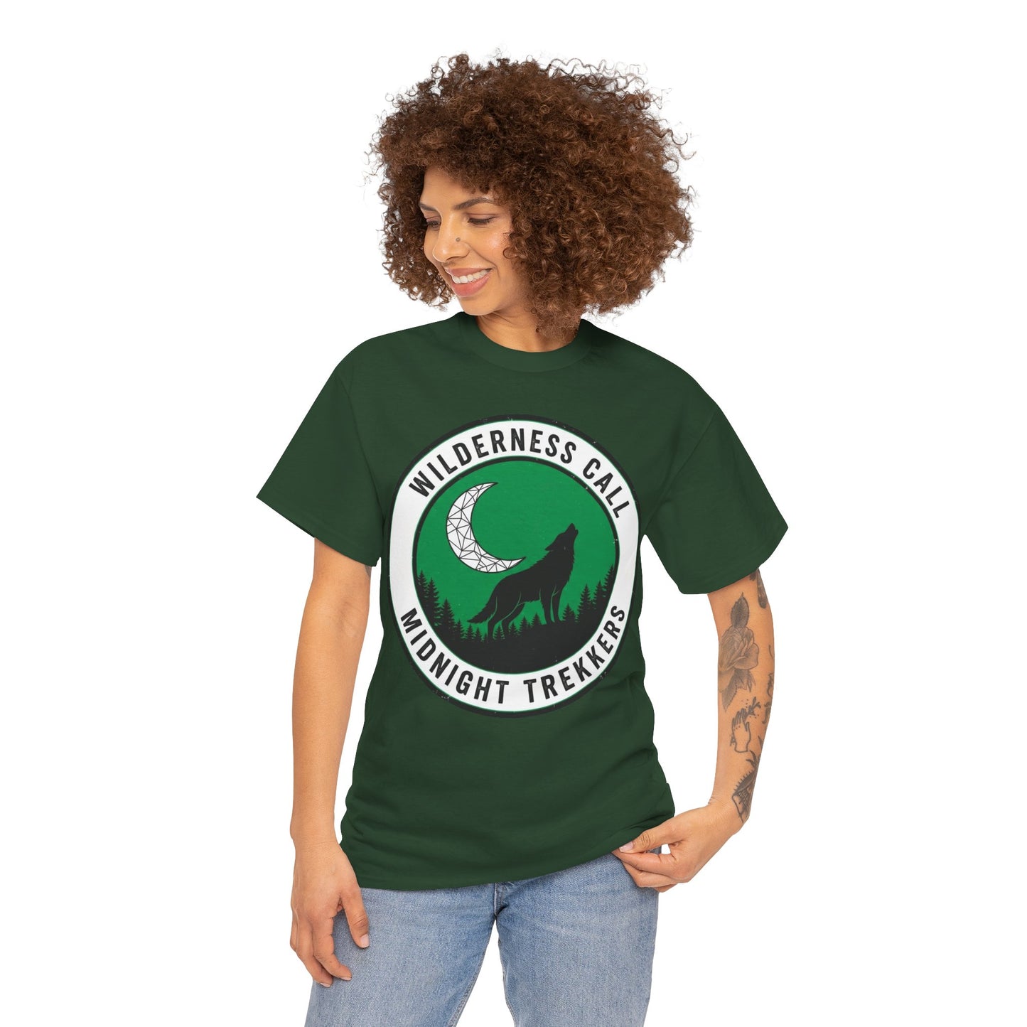 Wilderness Call: Midnight Trekkers Wolf Moon Tee