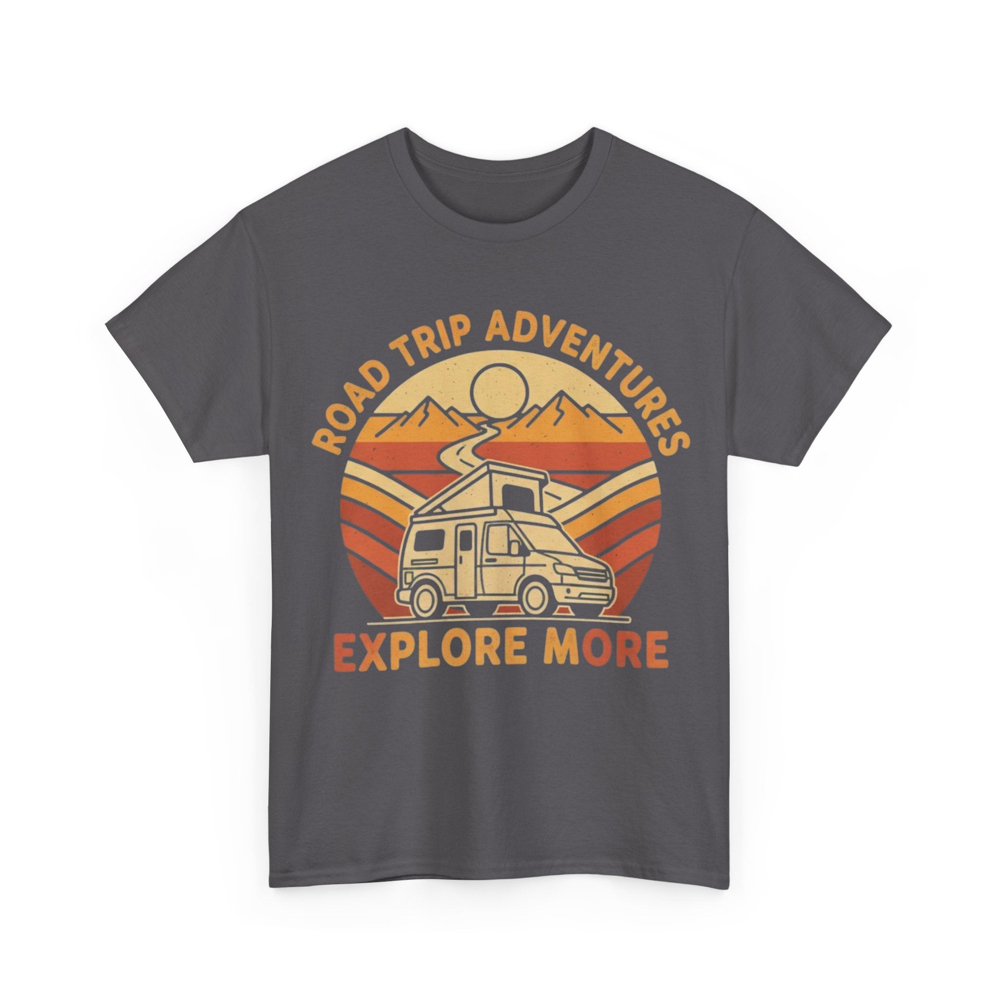 Road Trip Adventures – Explore More Retro Camper Tee