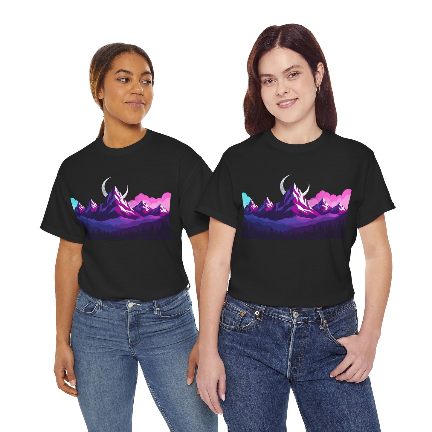 Under the Midnight Peaks – Lunar Horizon Tee