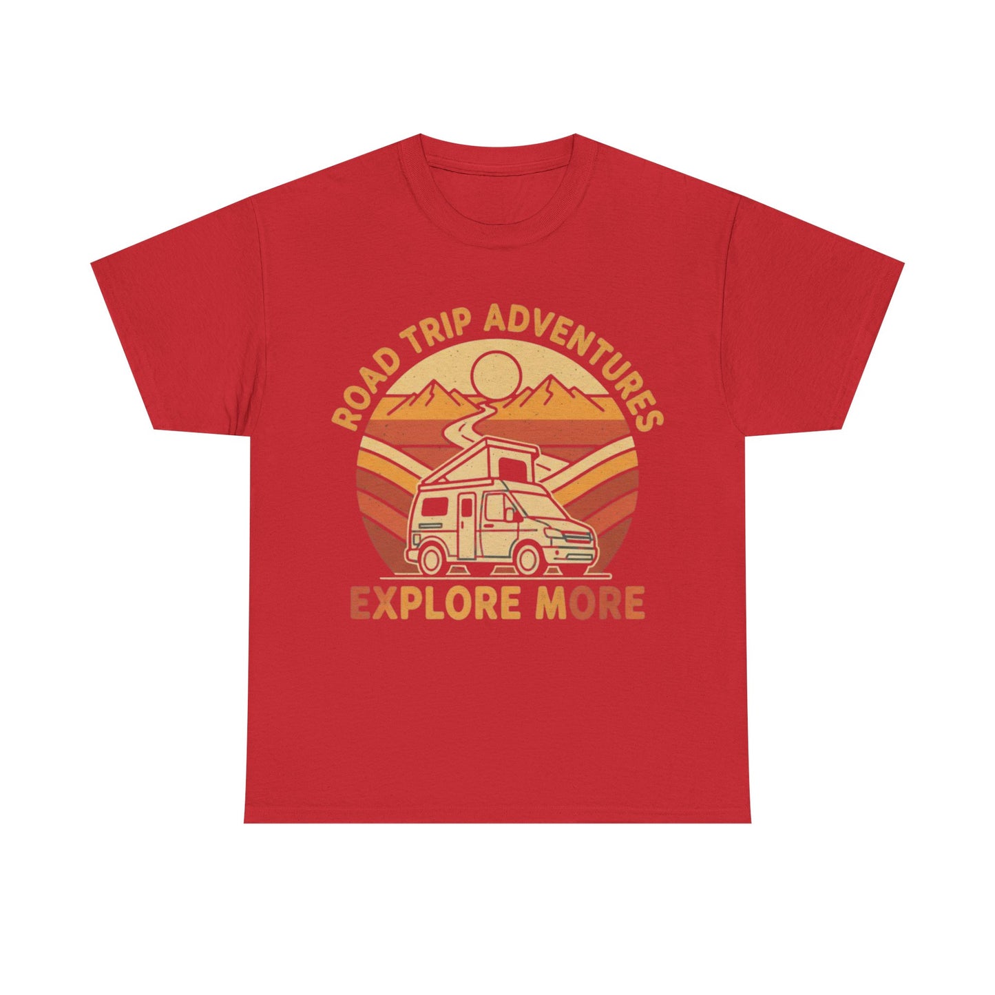 Road Trip Adventures – Explore More Retro Camper Tee