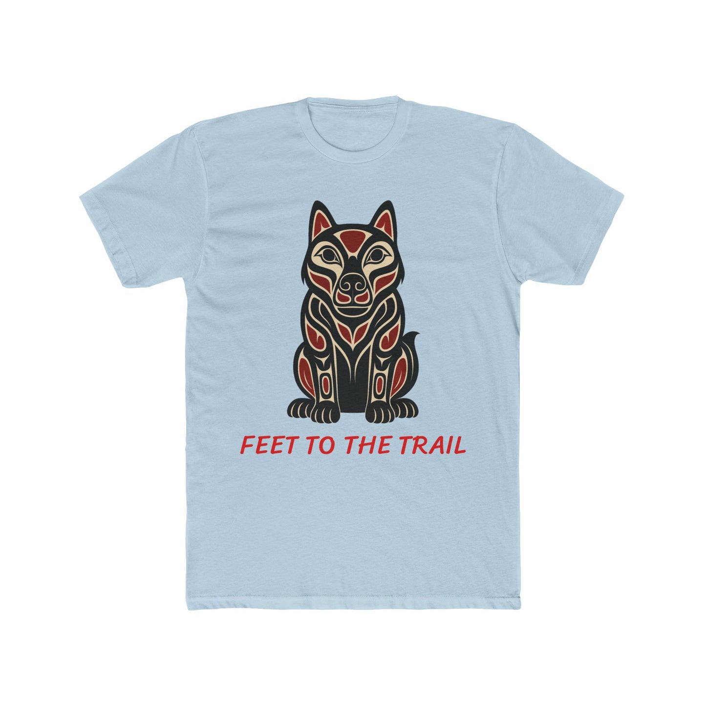 Feet to the Trail — Tlingit-Inspired Husky Adventure Tee