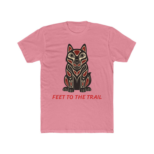 Feet to the Trail — Tlingit-Inspired Husky Adventure Tee