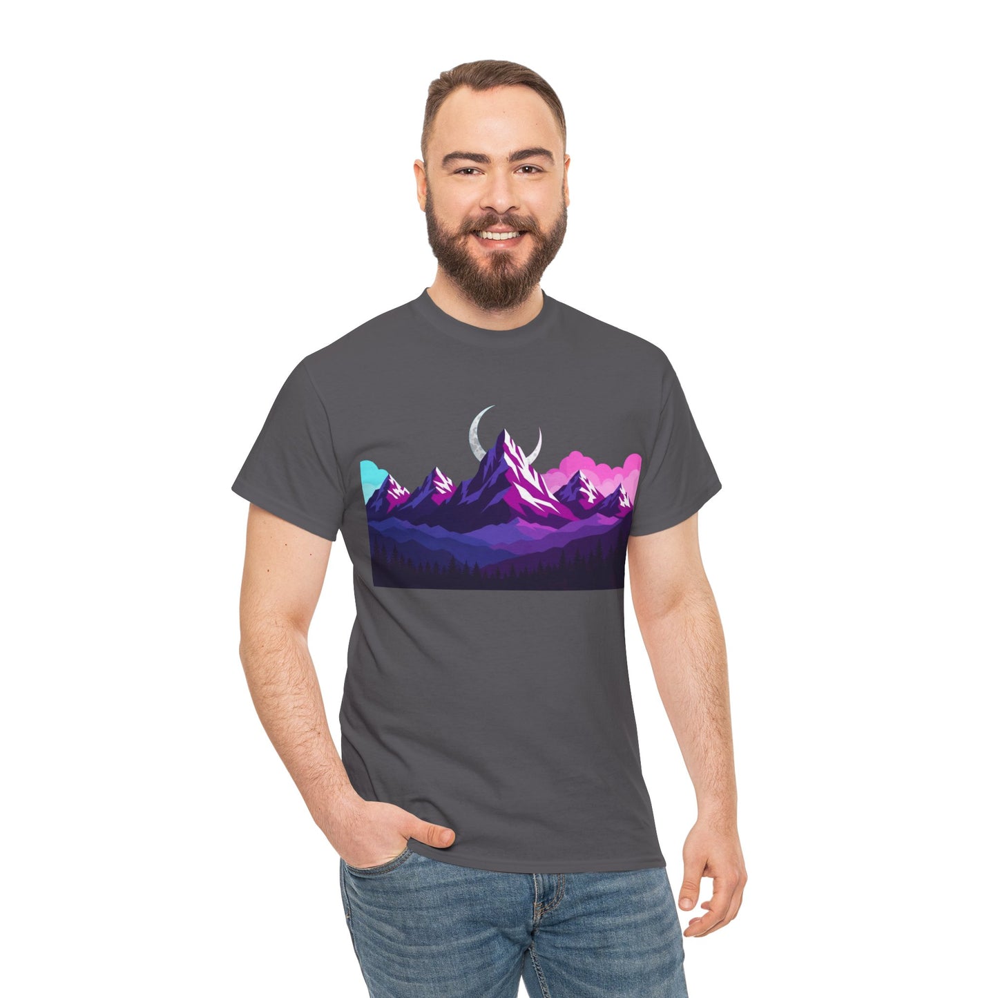 Under the Midnight Peaks – Lunar Horizon Tee