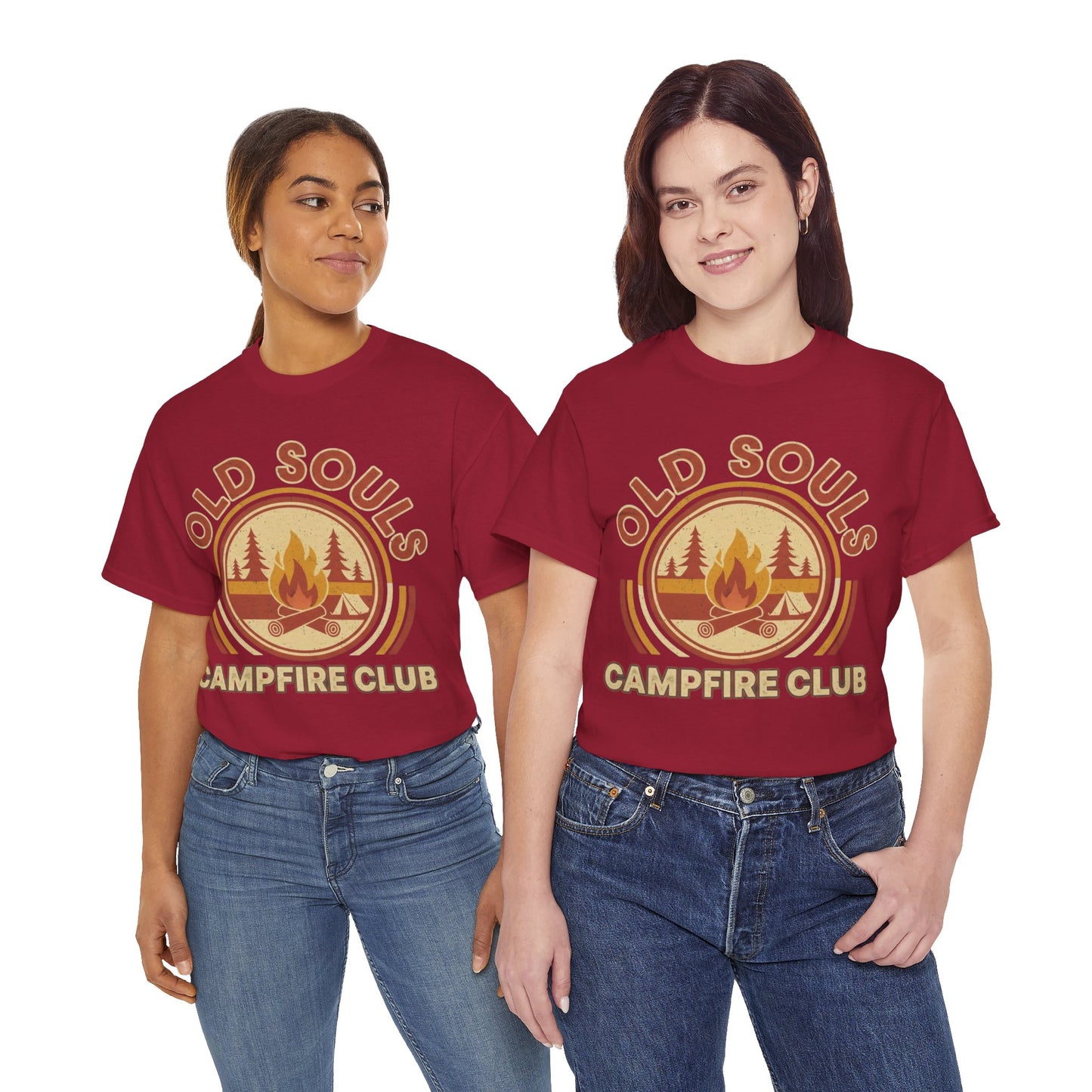 Retro Old Souls Campfire Club T-Shirt