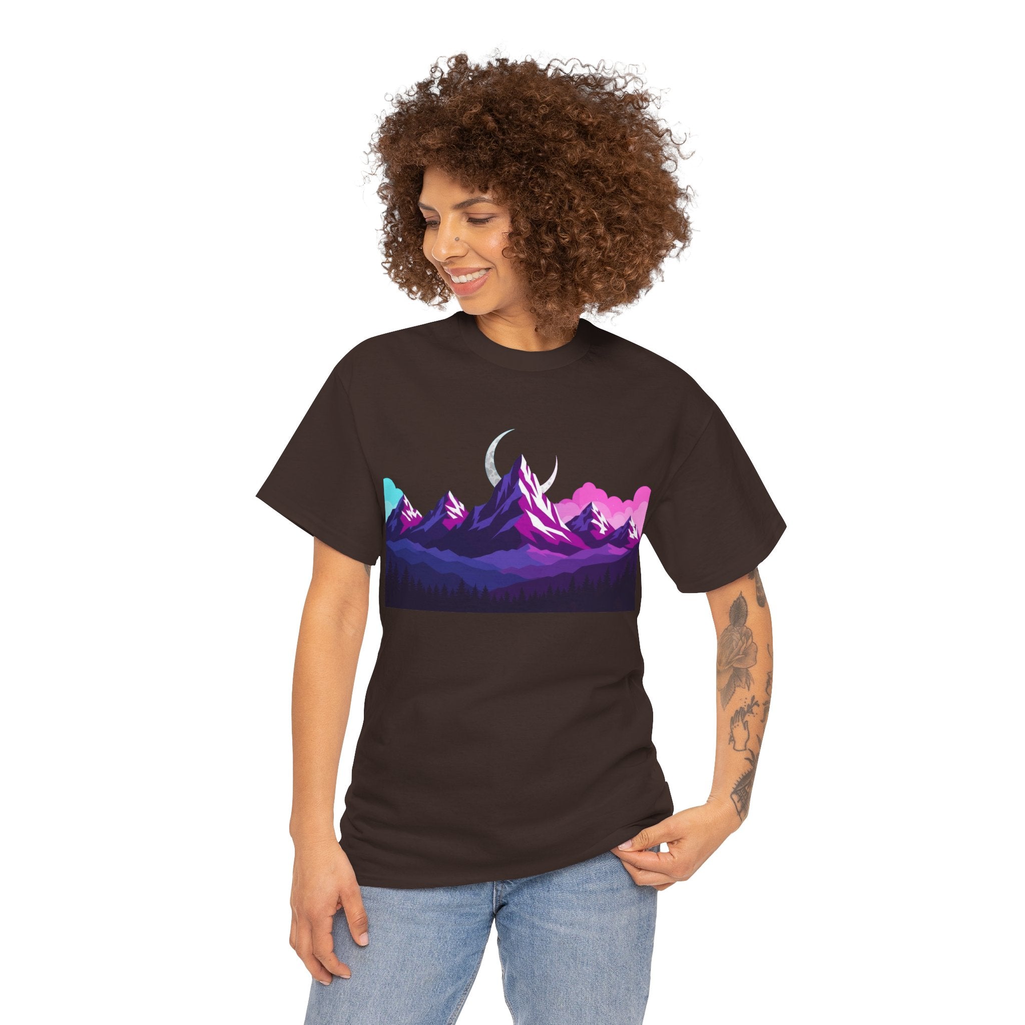 Under the Midnight Peaks – Lunar Horizon Tee