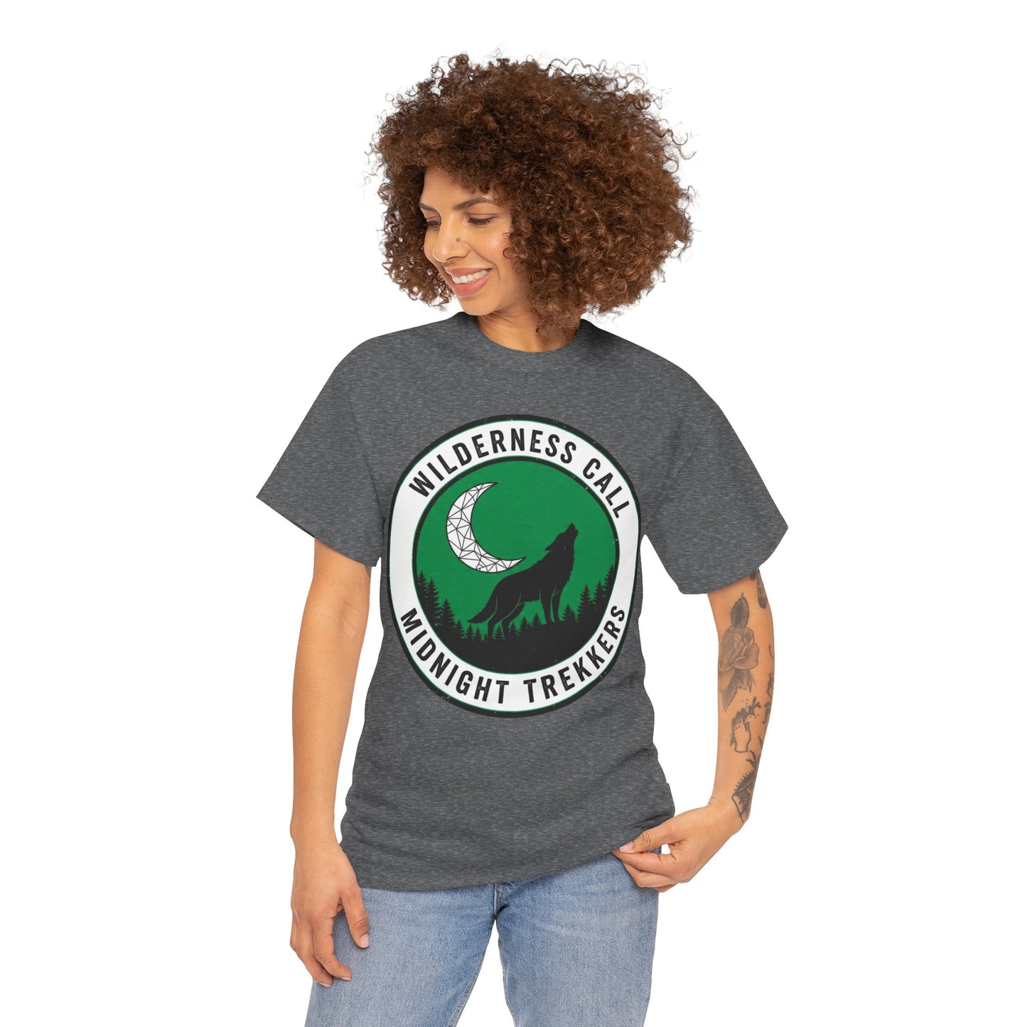 Wilderness Call: Midnight Trekkers Wolf Moon Tee