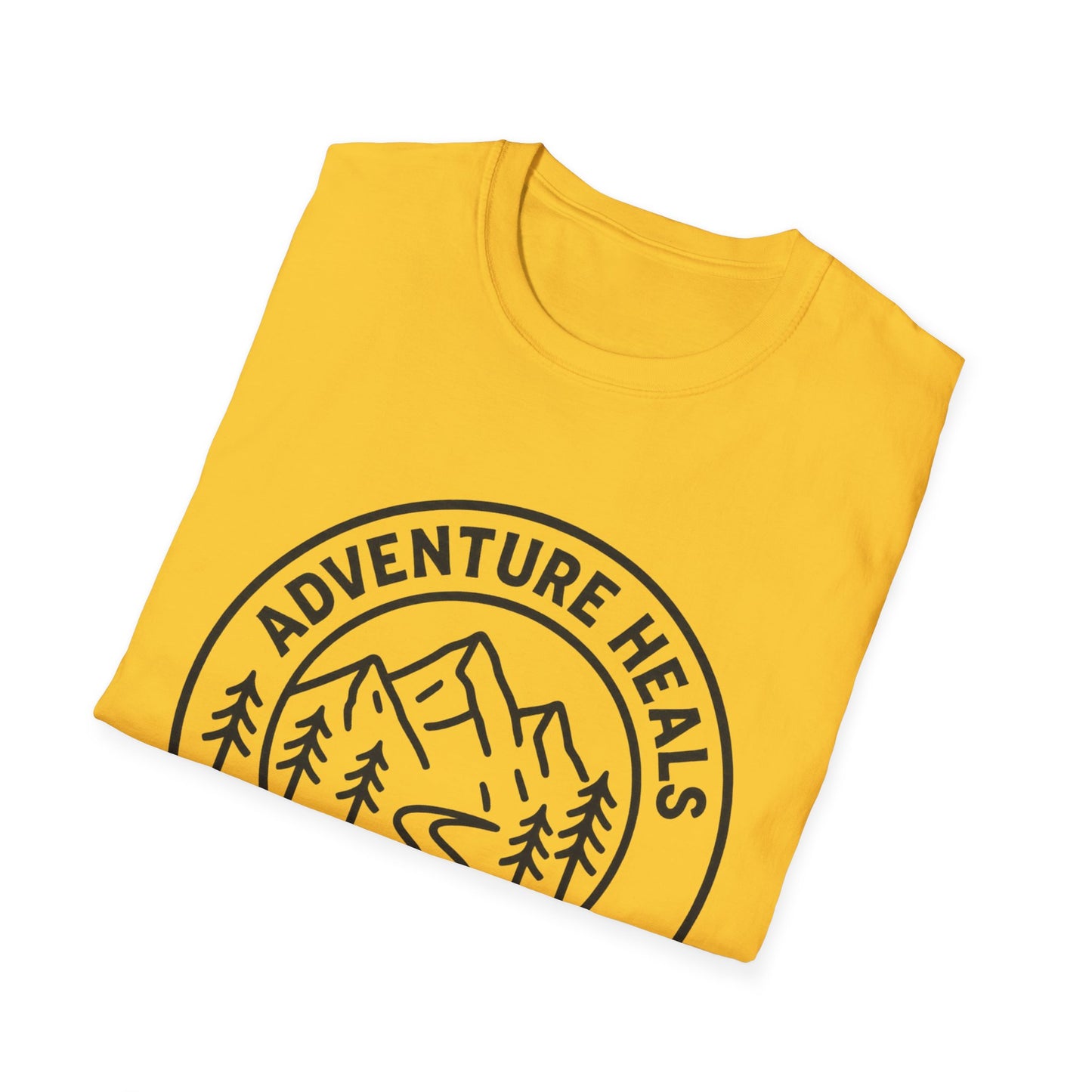 Adventure Heals Your Soul T-Shirt | Vintage Outdoor Hiking Tee