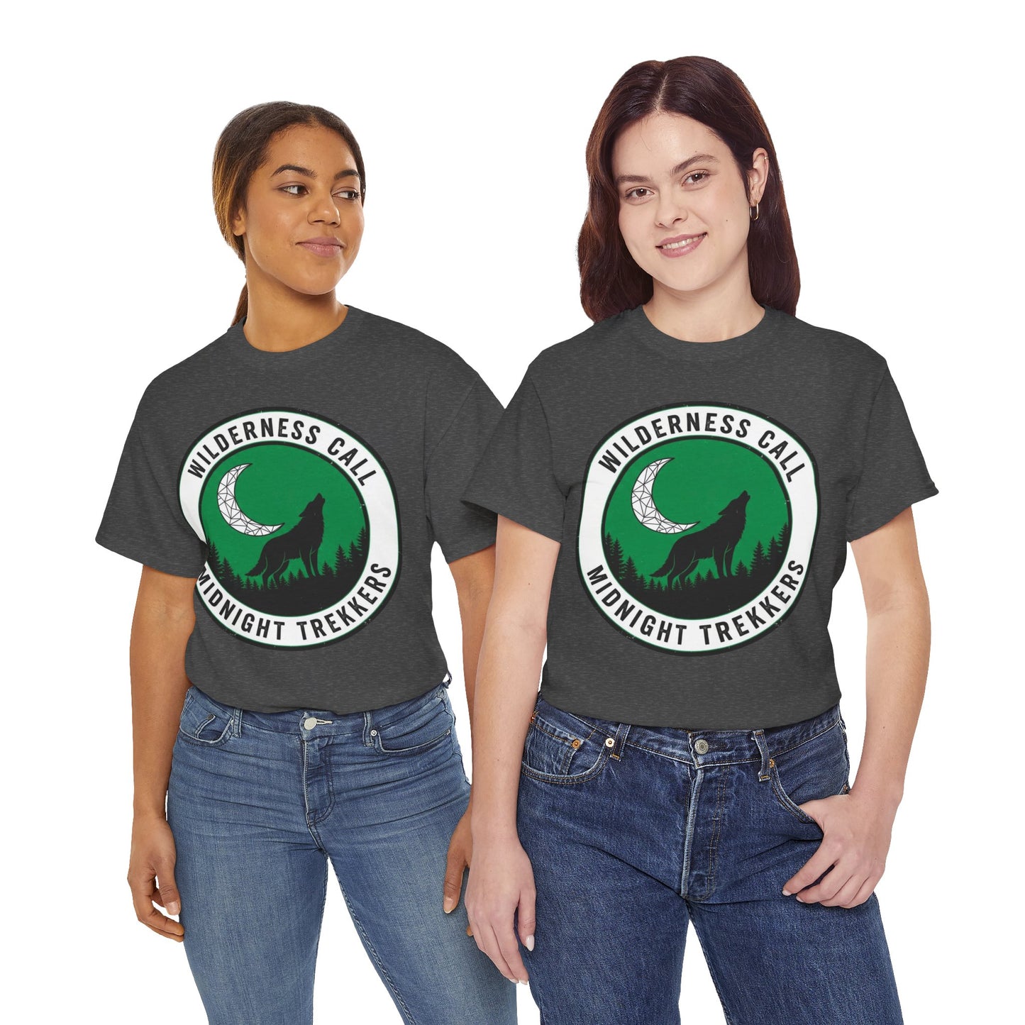 Wilderness Call: Midnight Trekkers Wolf Moon Tee