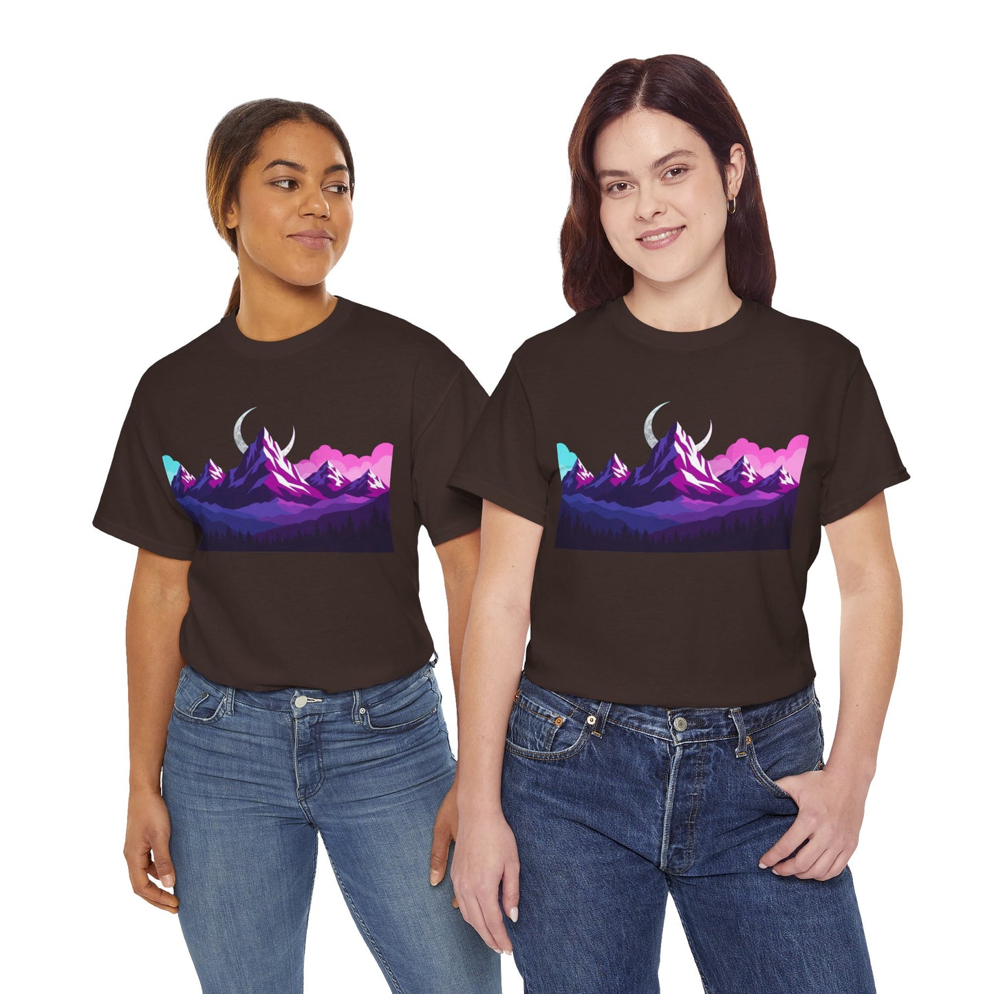 Under the Midnight Peaks – Lunar Horizon Tee