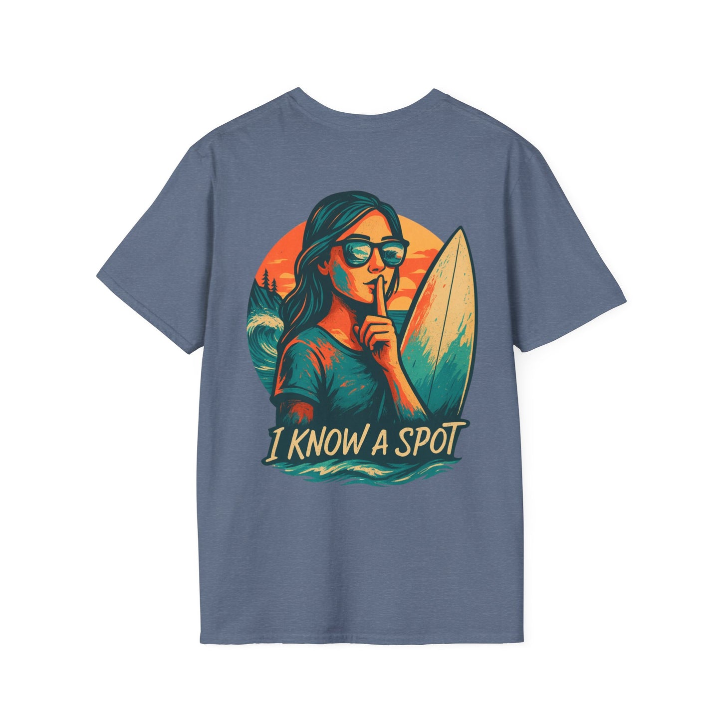 Secret Surf Spot Adventure Tee – Vintage Surfing & Outdoor Shirt