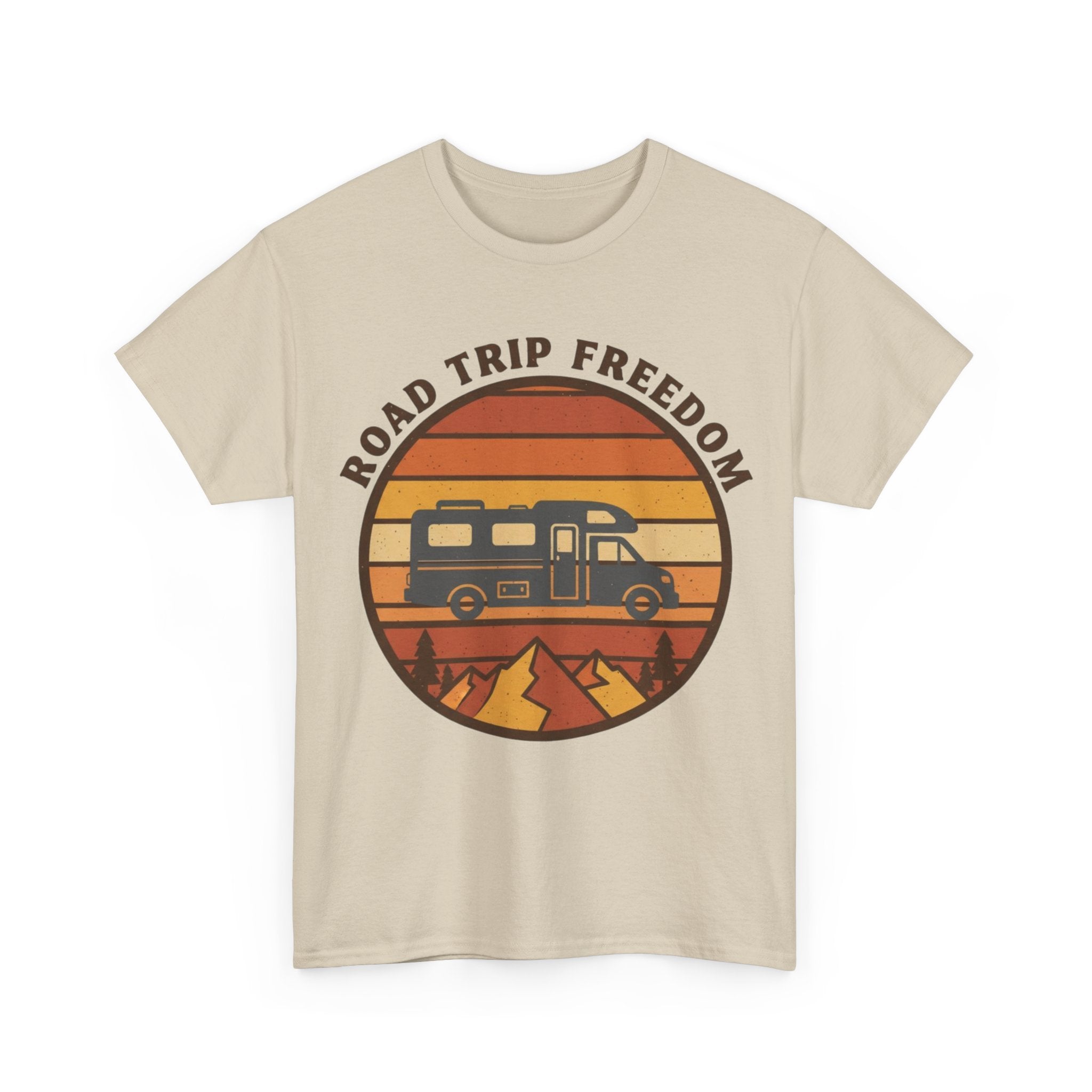 Road Trip Freedom – 70s Retro Adventure Tee