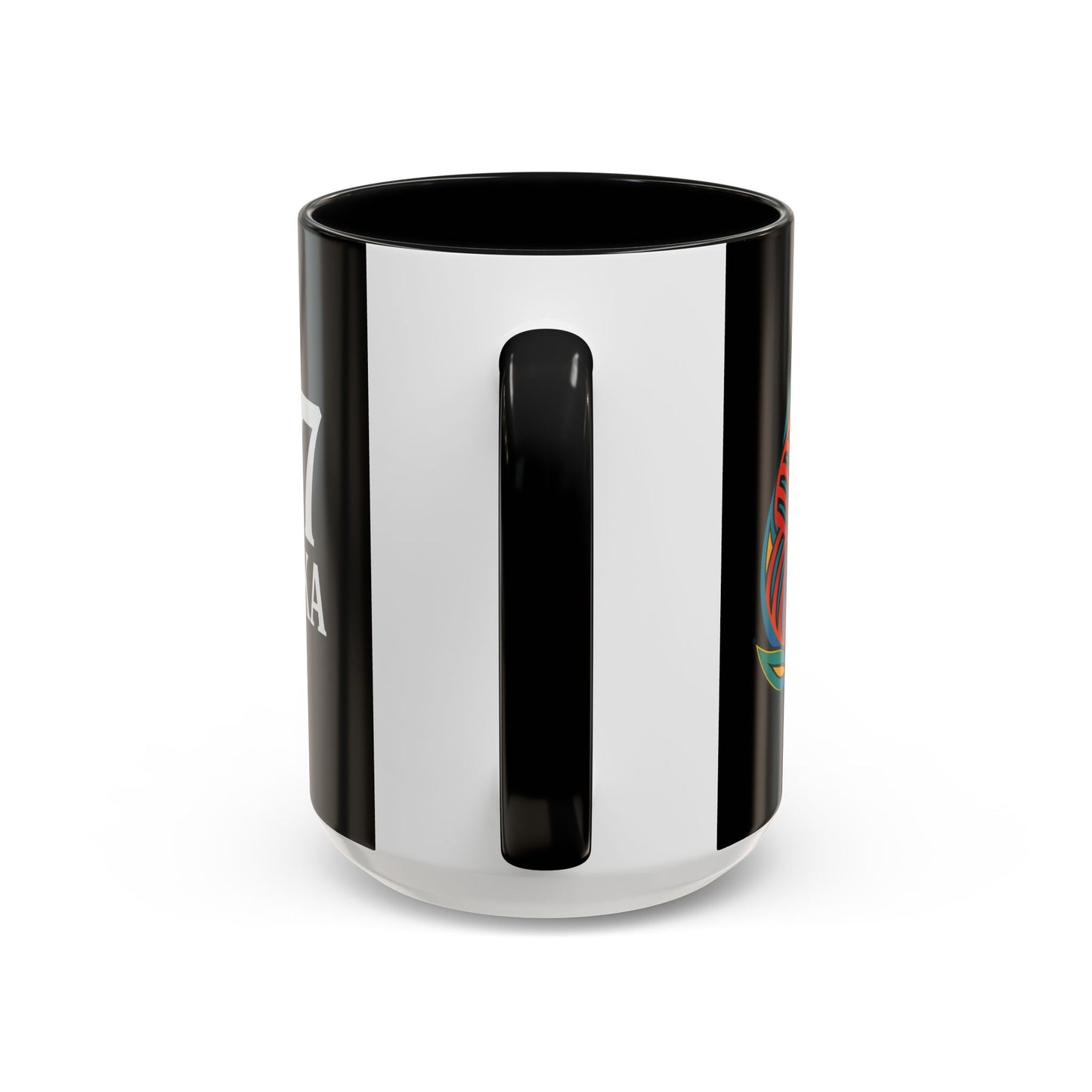 Alaska Salmon Mug Tlingit Style Coffee Cup 907 Alaska Gift Color Accent Ceramic Mug Alaskan Souvenir Wildlife Art