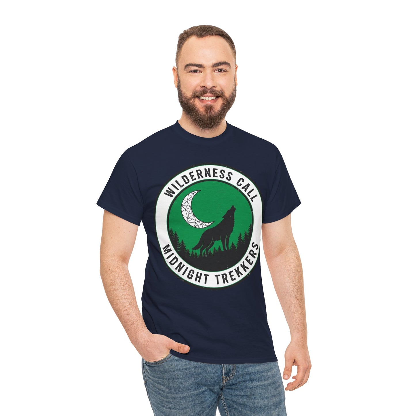 Wilderness Call: Midnight Trekkers Wolf Moon Tee