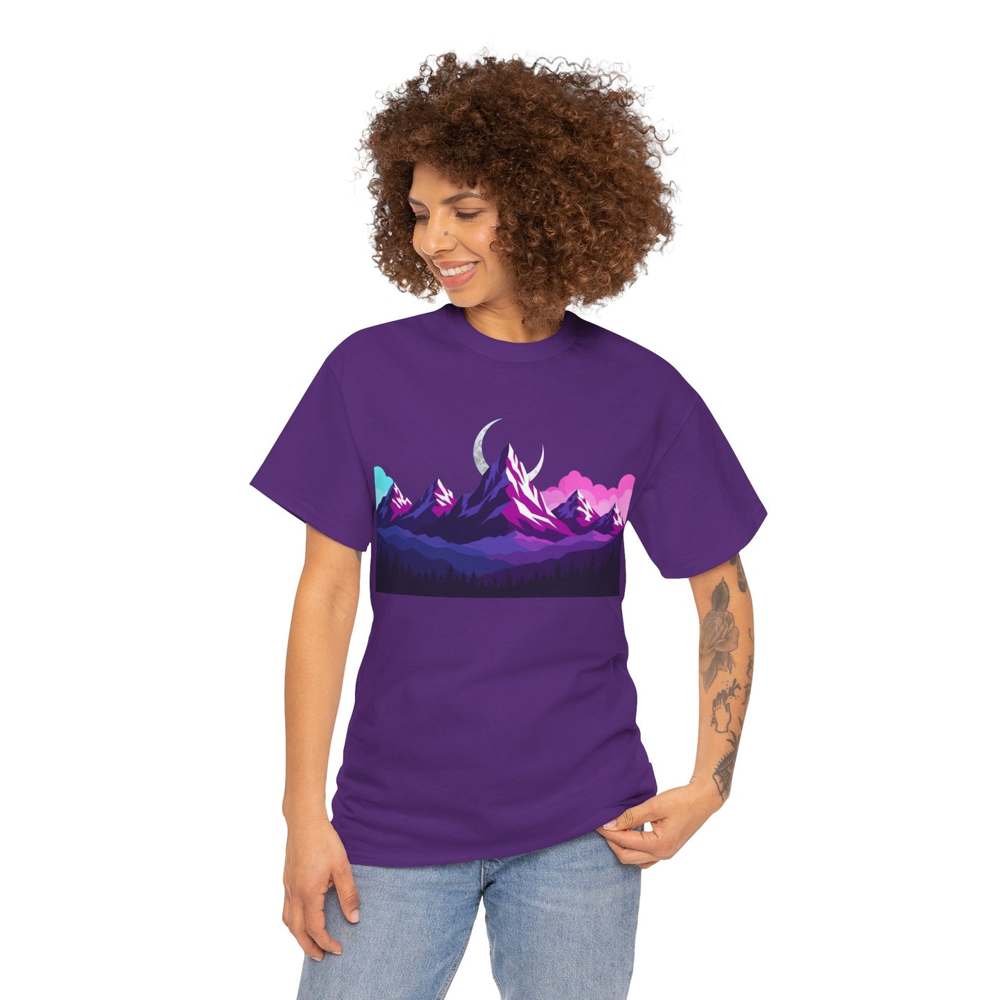 Under the Midnight Peaks – Lunar Horizon Tee