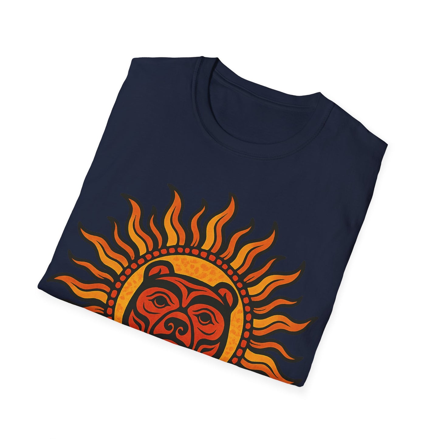 Land of the Midnight Sun Tribal Bear T-Shirt