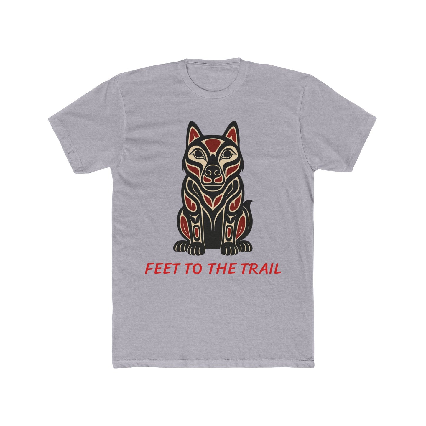 Feet to the Trail — Tlingit-Inspired Husky Adventure Tee