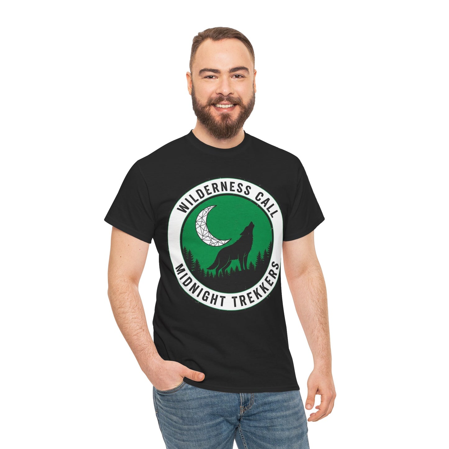 Wilderness Call: Midnight Trekkers Wolf Moon Tee