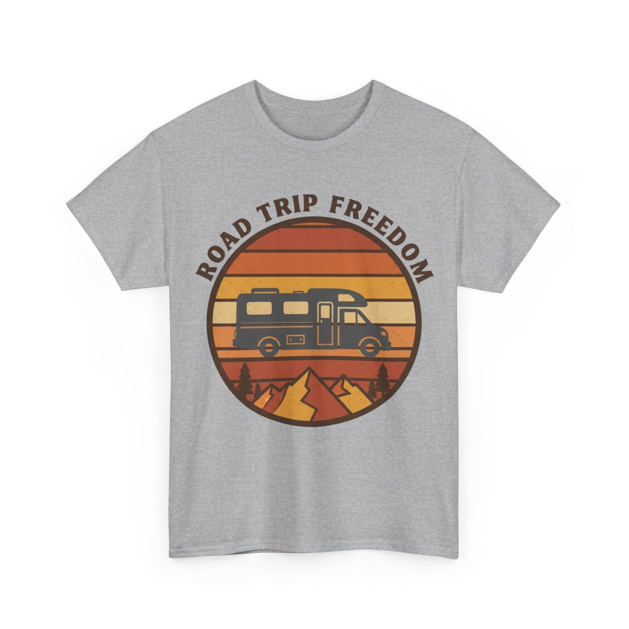 Road Trip Freedom – 70s Retro Adventure Tee