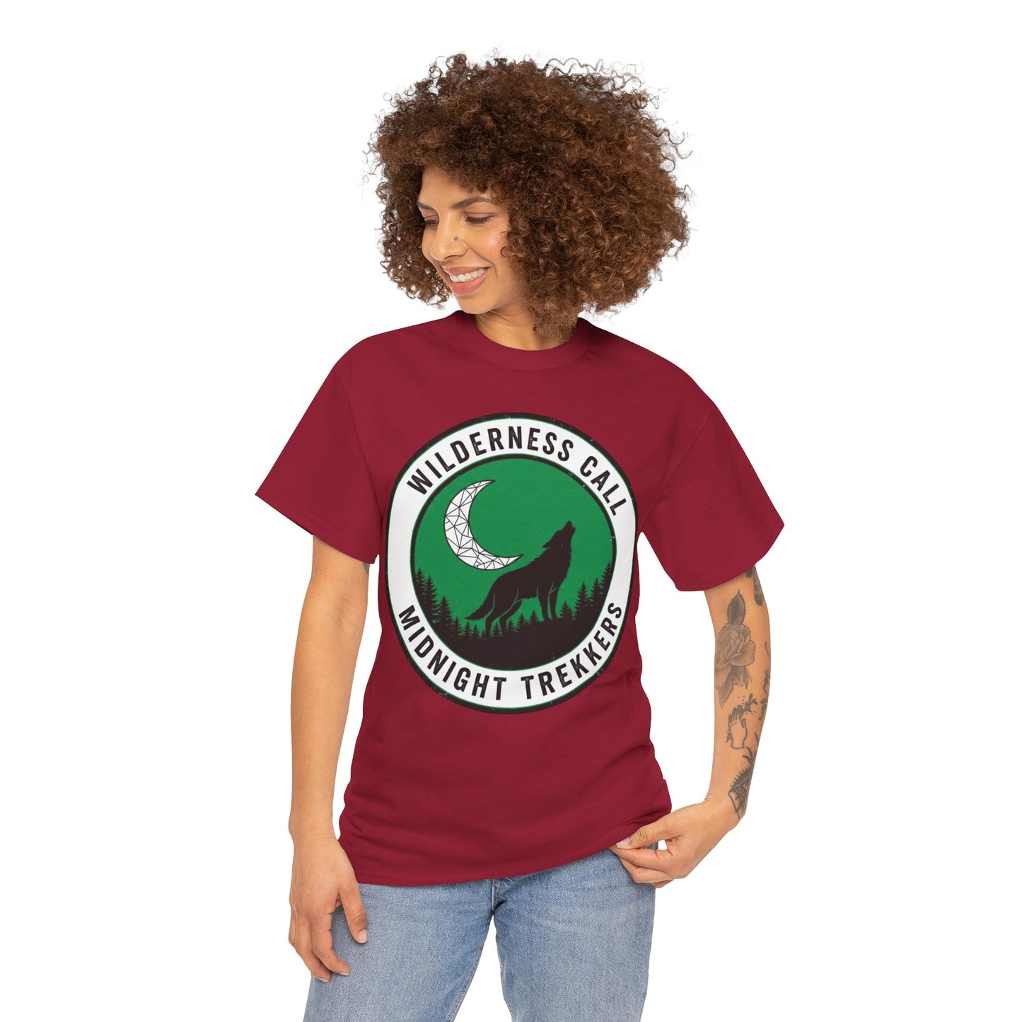 Wilderness Call: Midnight Trekkers Wolf Moon Tee