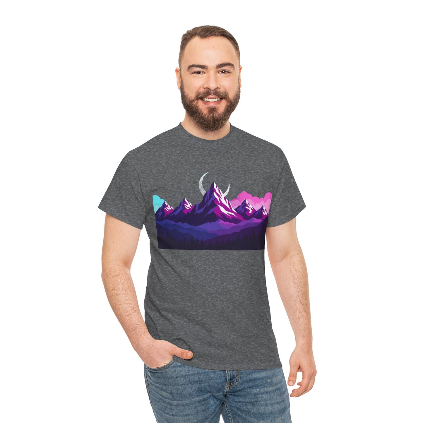 Under the Midnight Peaks – Lunar Horizon Tee