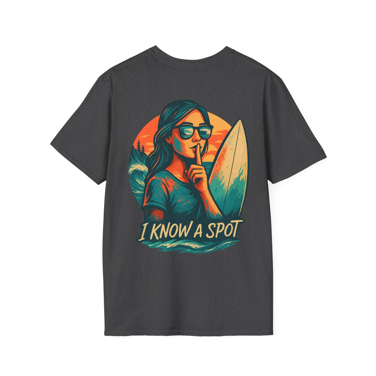 Secret Surf Spot Adventure Tee – Vintage Surfing & Outdoor Shirt