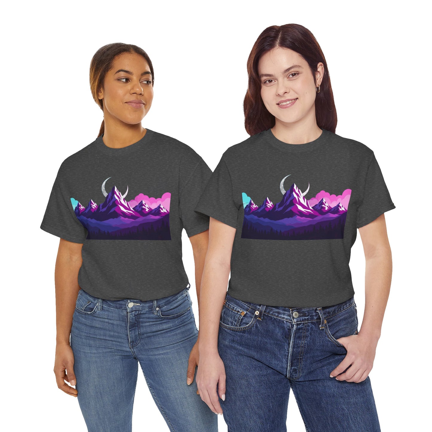 Under the Midnight Peaks – Lunar Horizon Tee