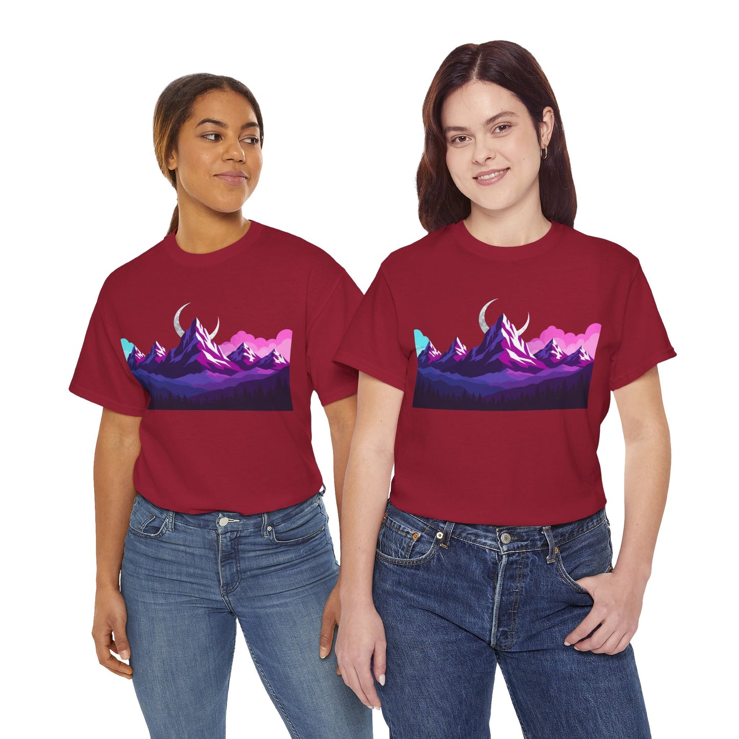 Under the Midnight Peaks – Lunar Horizon Tee