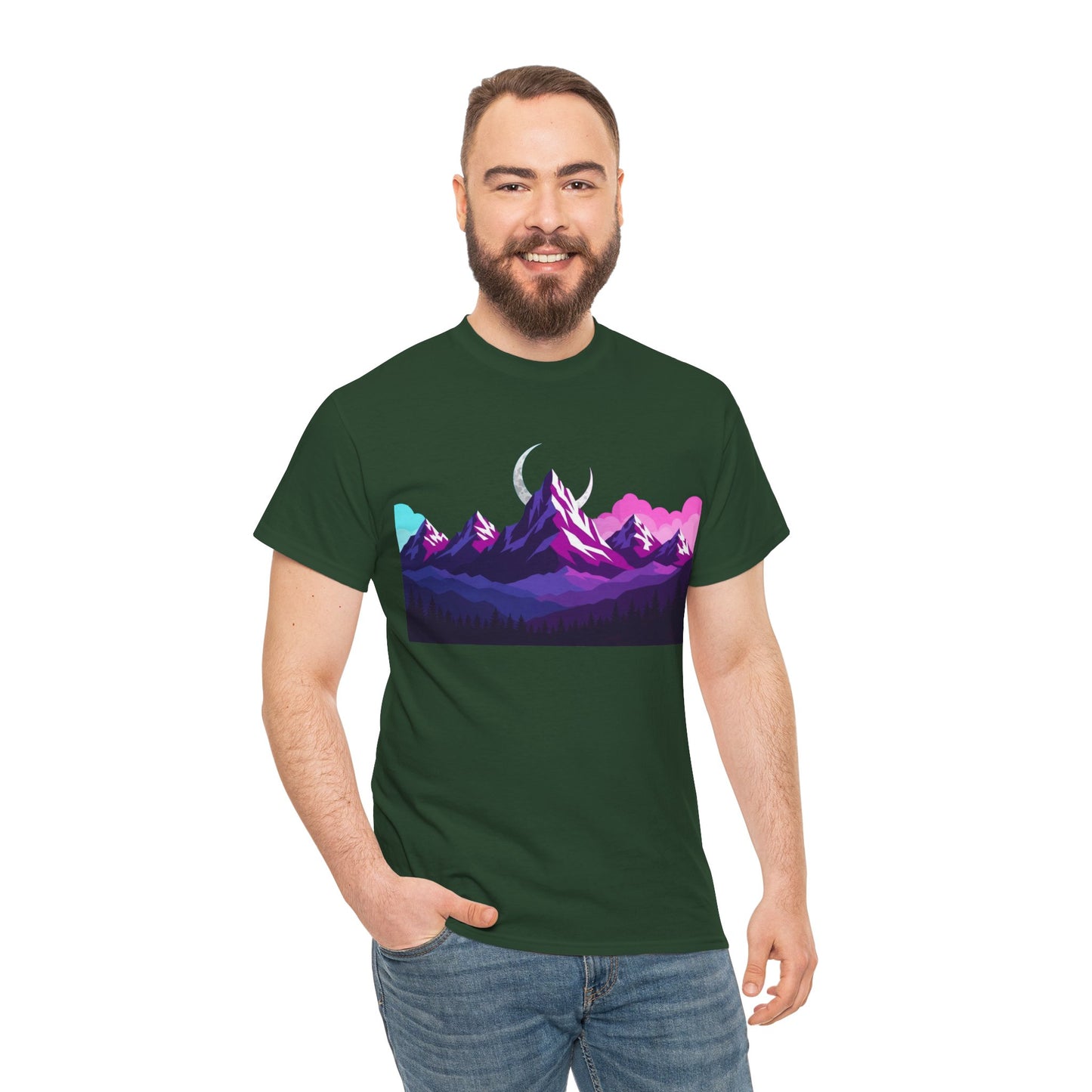 Under the Midnight Peaks – Lunar Horizon Tee