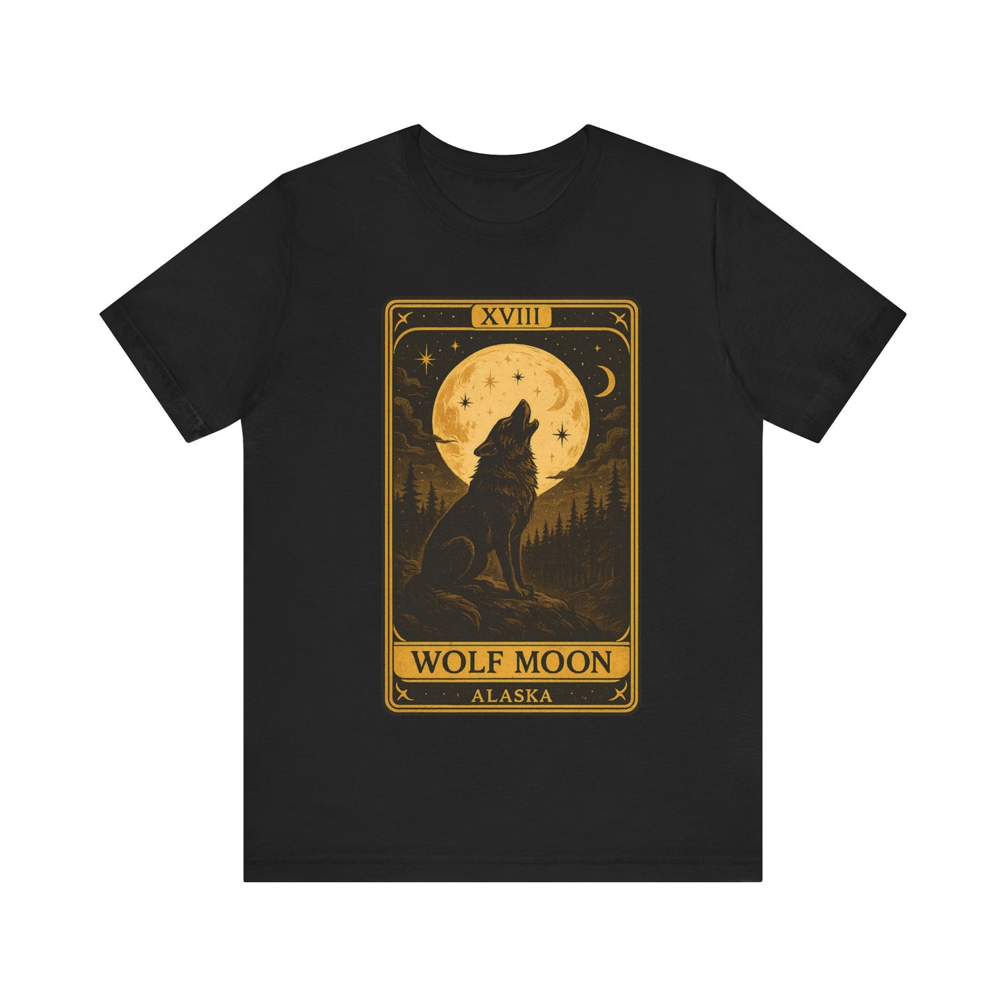 Wolf Moon Alaska | Vintage Mystical Graphic Tee