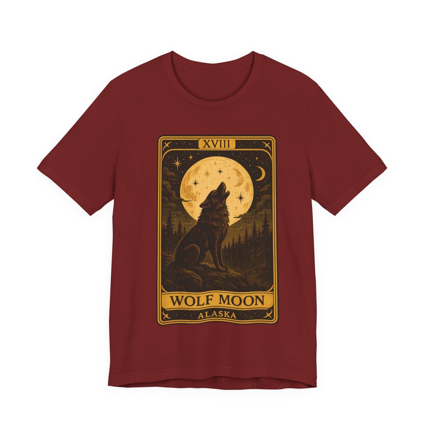 Wolf Moon Alaska | Vintage Mystical Graphic Tee