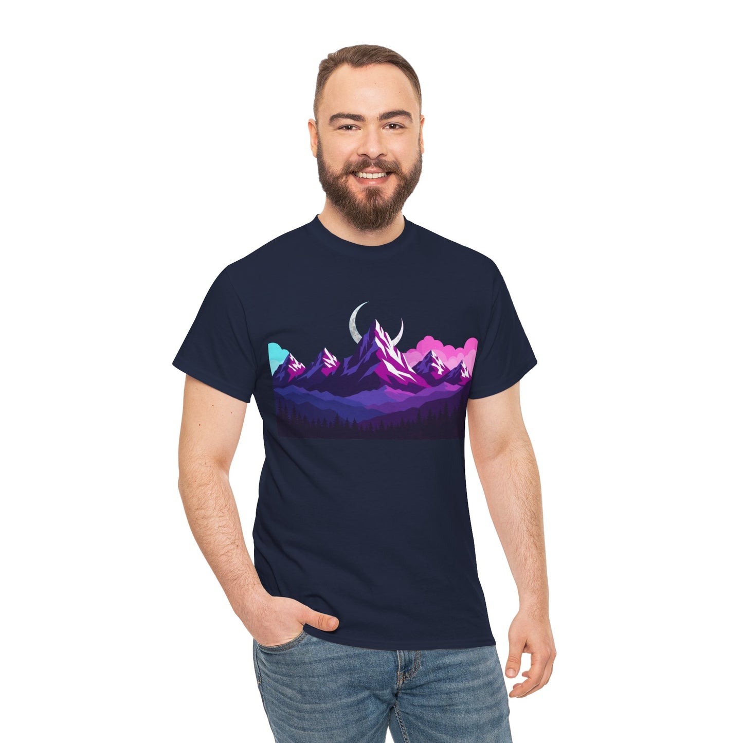 Under the Midnight Peaks – Lunar Horizon Tee