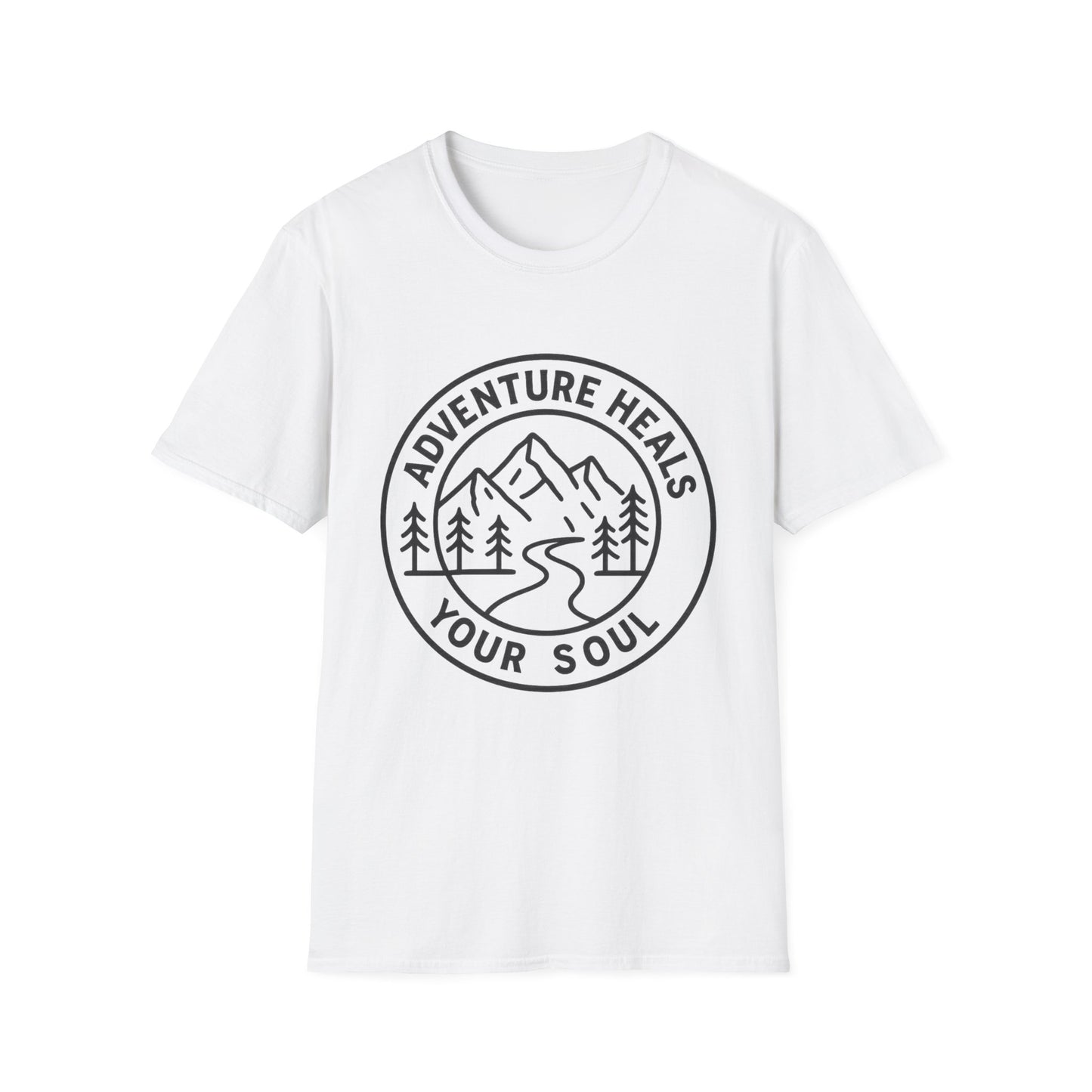 Adventure Heals Your Soul T-Shirt | Vintage Outdoor Hiking Tee