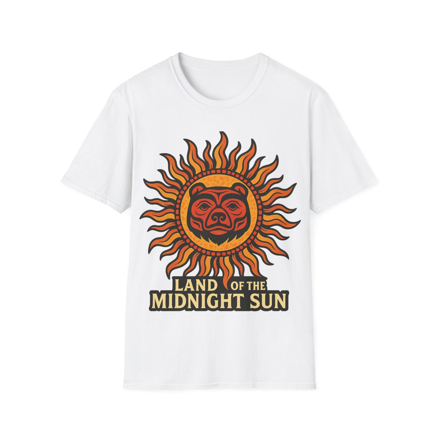 Land of the Midnight Sun Tribal Bear T-Shirt