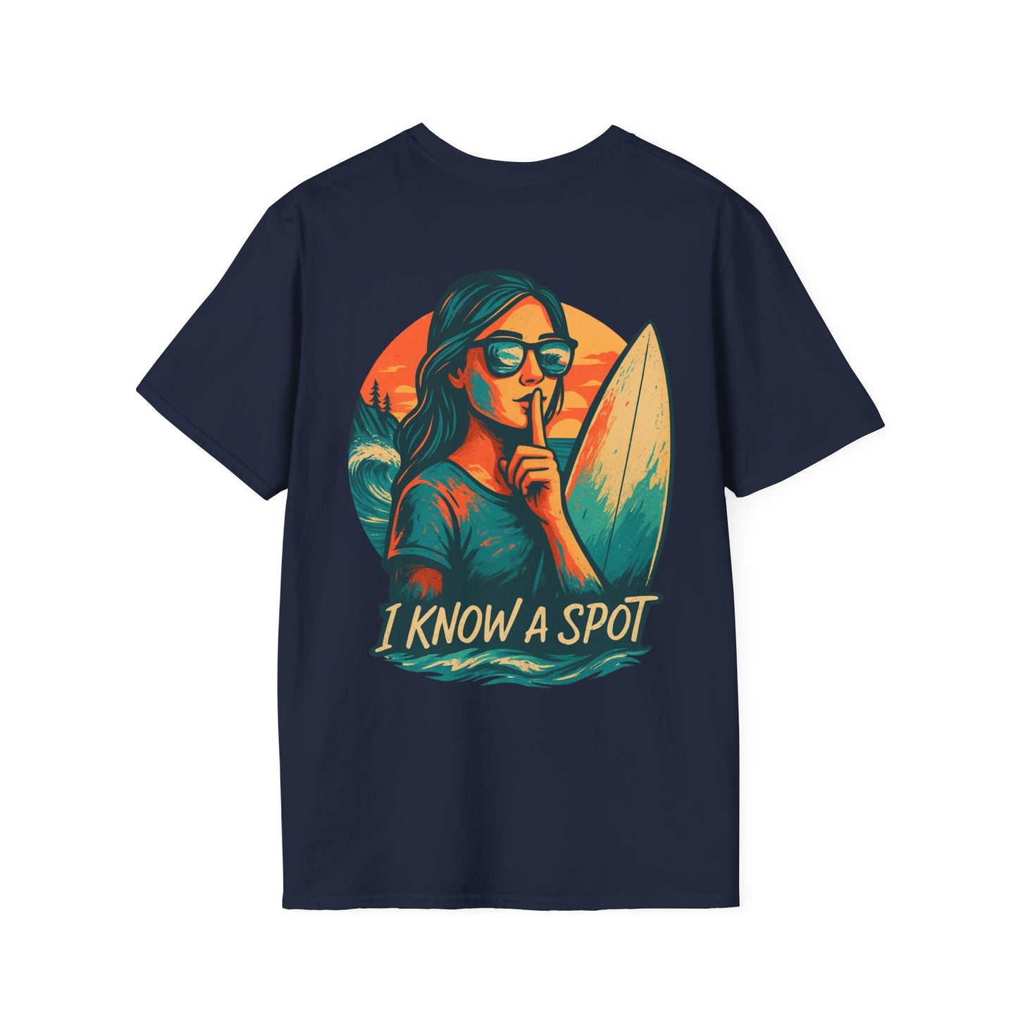 Secret Surf Spot Adventure Tee – Vintage Surfing & Outdoor Shirt