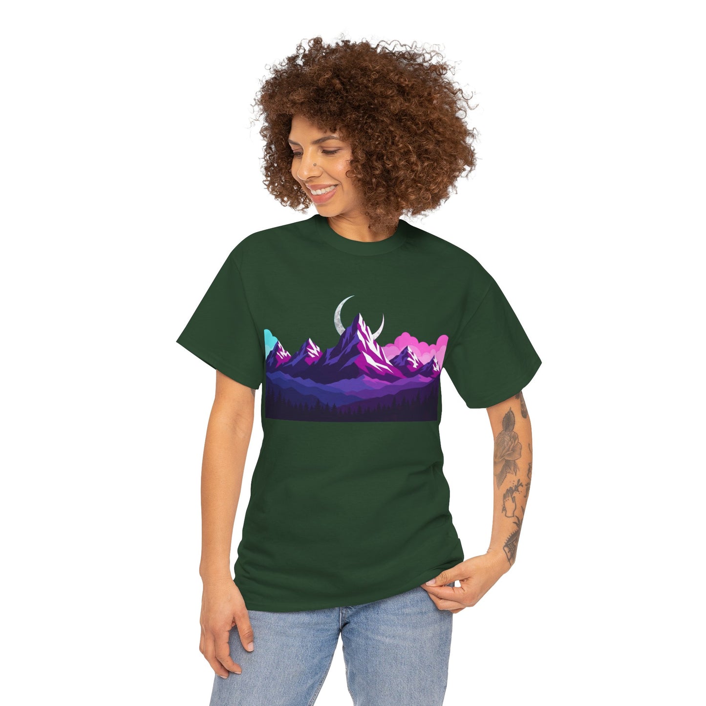 Under the Midnight Peaks – Lunar Horizon Tee