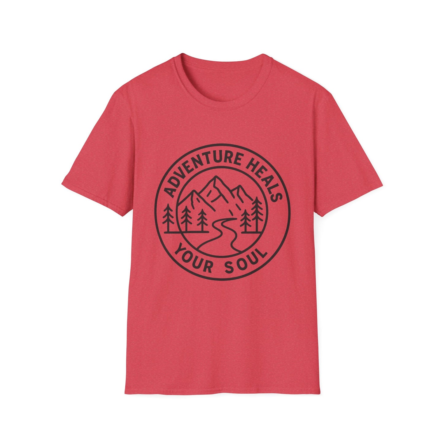 Adventure Heals Your Soul T-Shirt | Vintage Outdoor Hiking Tee