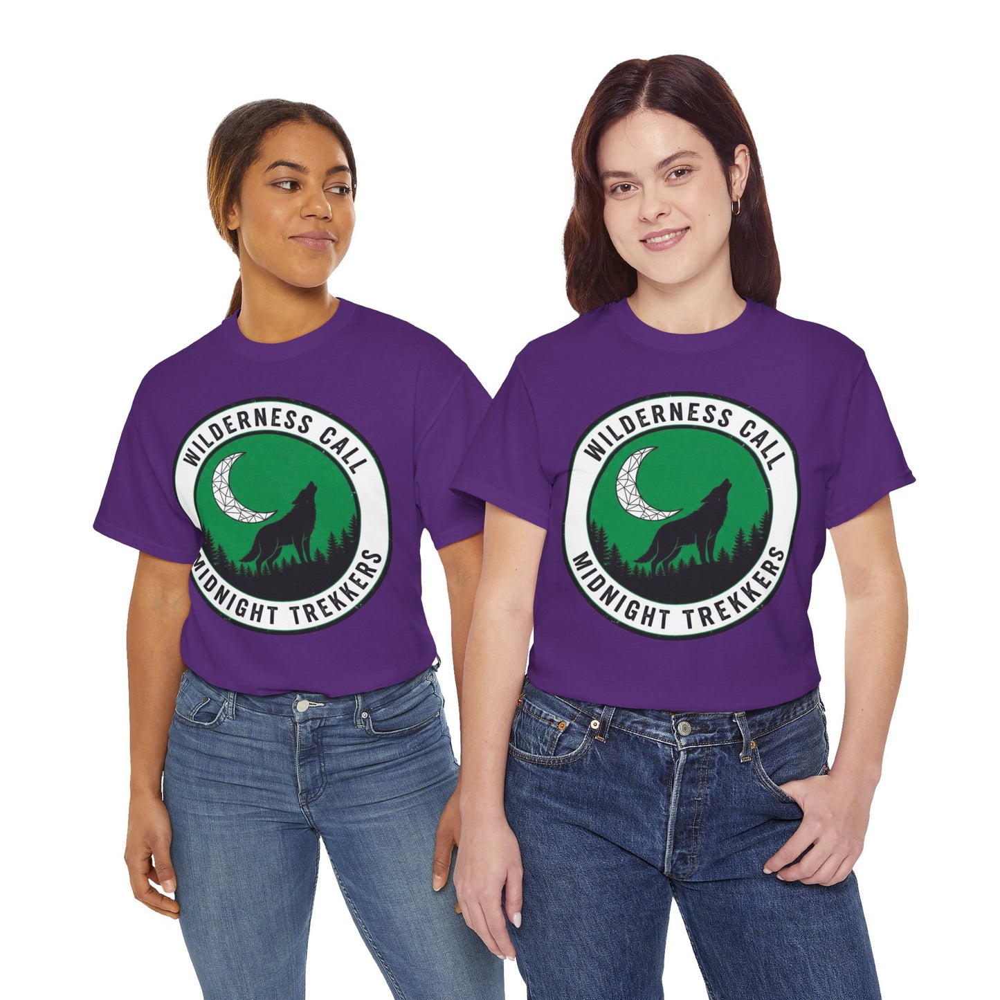 Wilderness Call: Midnight Trekkers Wolf Moon Tee