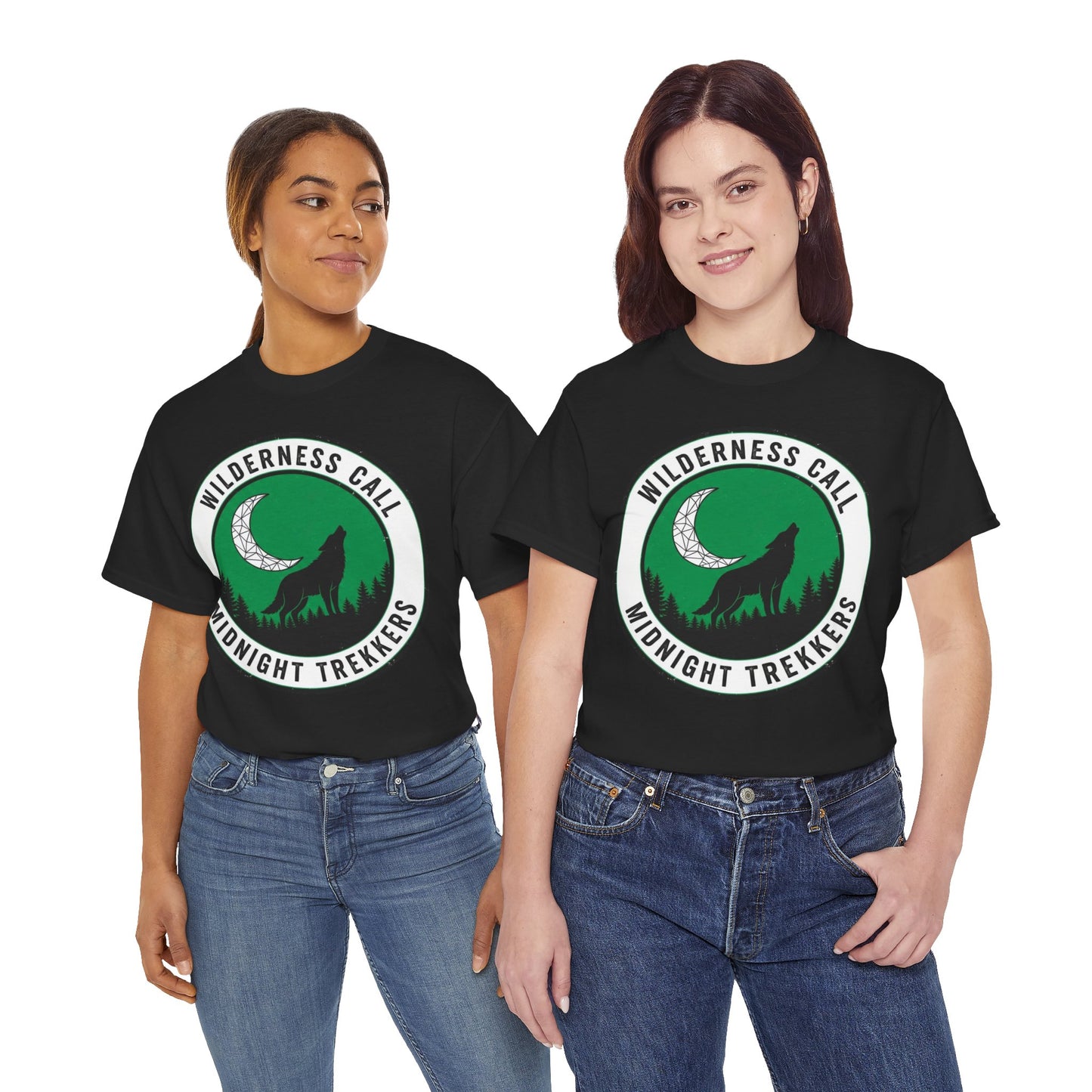Wilderness Call: Midnight Trekkers Wolf Moon Tee