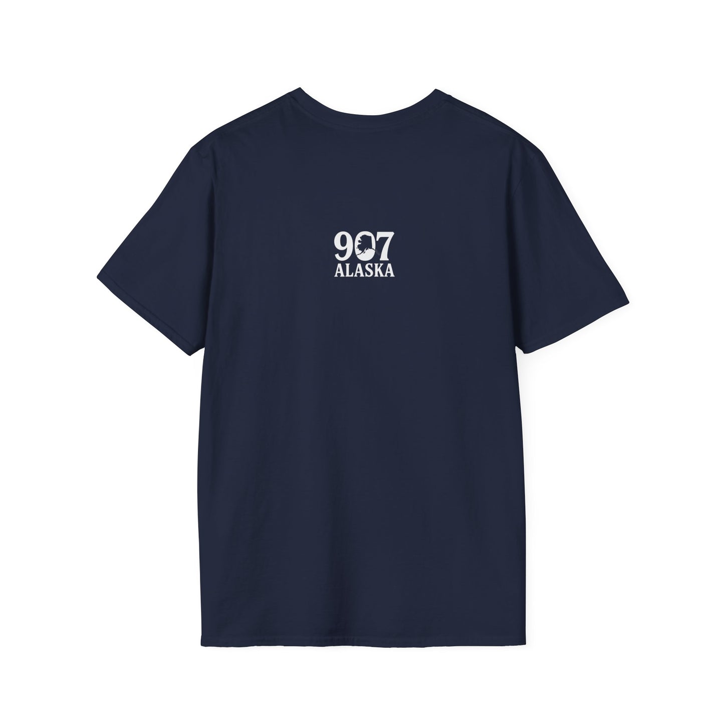 Cozy Cabin T-Shirt, Illustrative T-Shirt, Vintage Alaska Tee, Great Outdoors Wear, Unique Gift for Nature Lovers