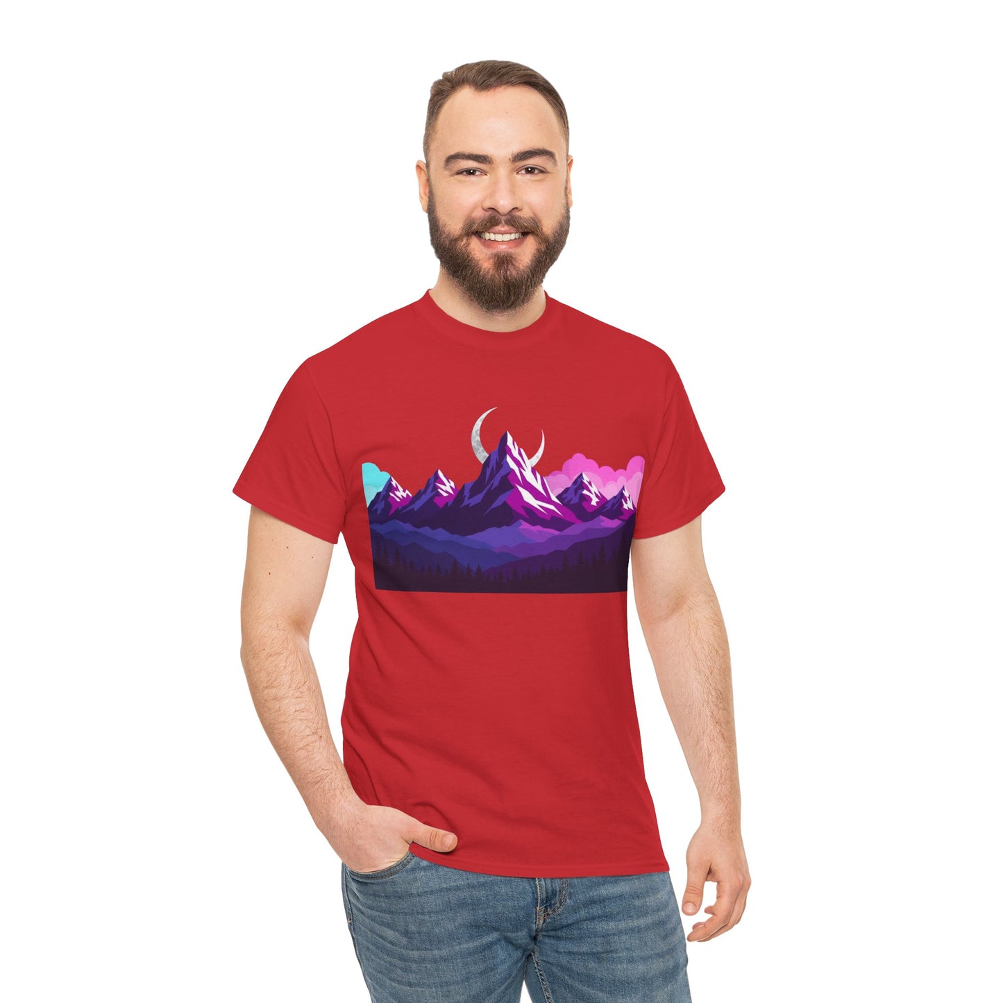 Under the Midnight Peaks – Lunar Horizon Tee