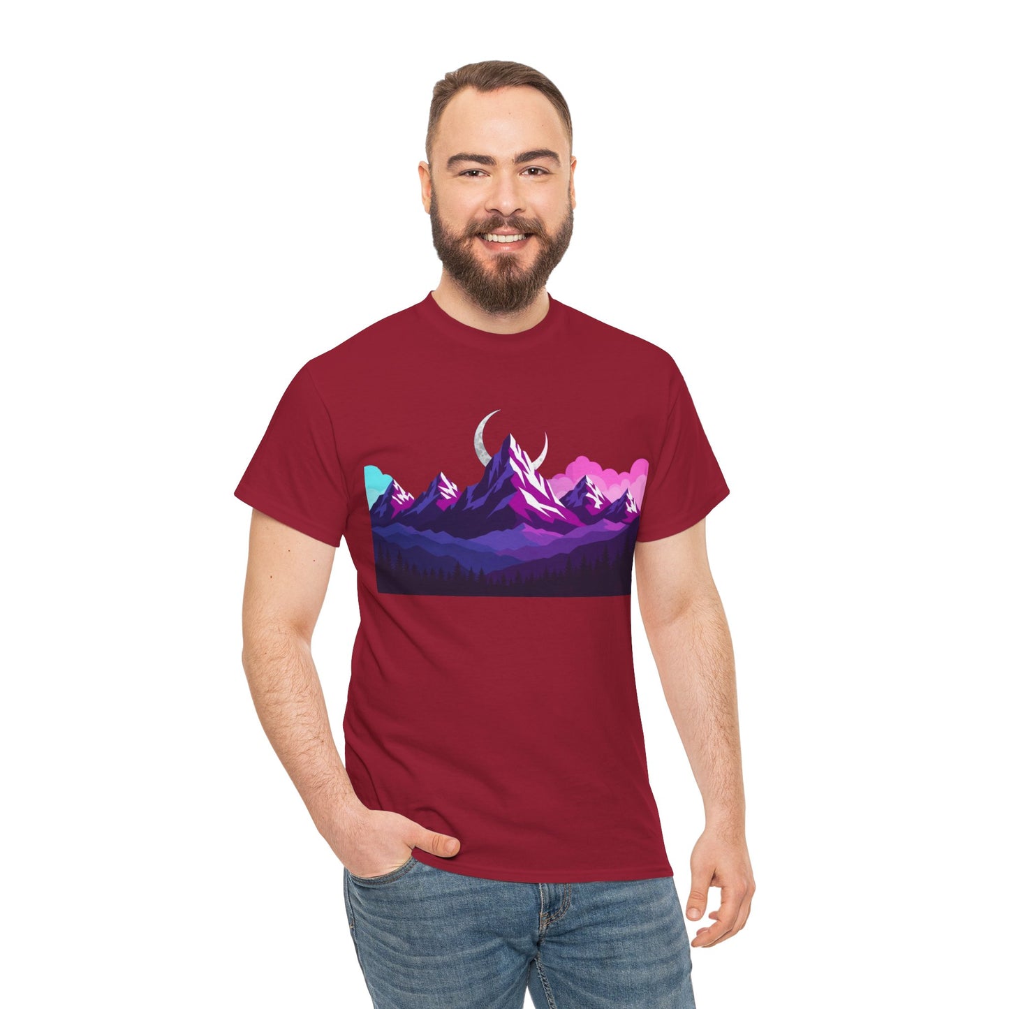 Under the Midnight Peaks – Lunar Horizon Tee