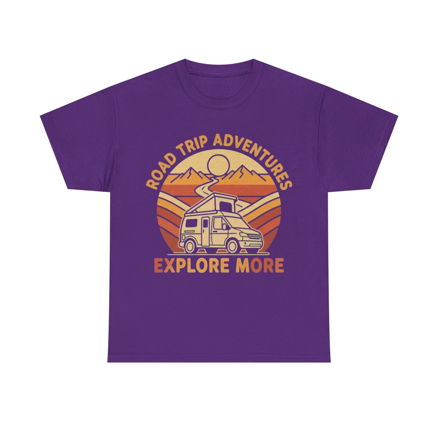 Road Trip Adventures – Explore More Retro Camper Tee