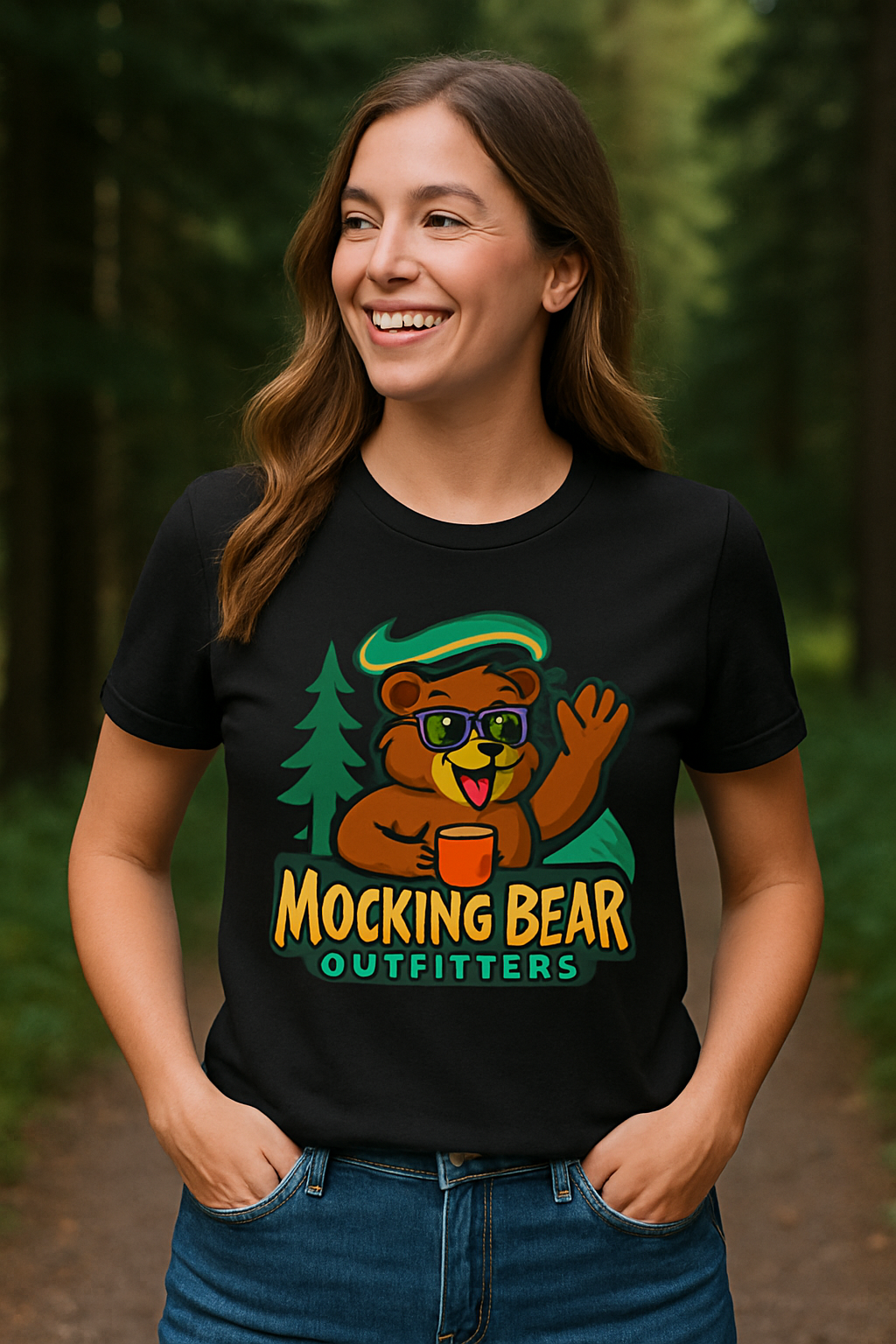 Mocking Bear Outfitters Logo T-Shirt